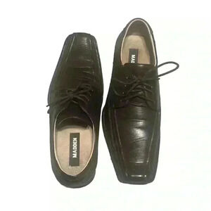 Dark Brown Madden Men's Leather Dress Shoes Classic Lace-up Business Oxford 11